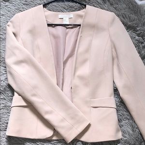 Blush pink blazer- in new condition!!